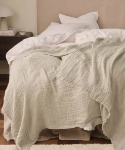 Ellos Home Sengeteppe / pledd Candice Muslin