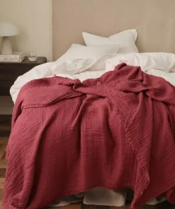 Ellos Home Sengeteppe / pledd Candice Muslin