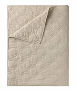 Ellos Home Sengeteppe Elly Quilted i resirkulert halvlinne