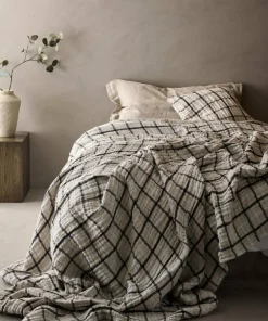 Ellos Home Sengeteppe Flora Big Check
