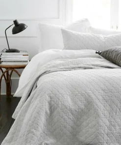 Ellos Home Sengeteppe Thelma Check i bomull