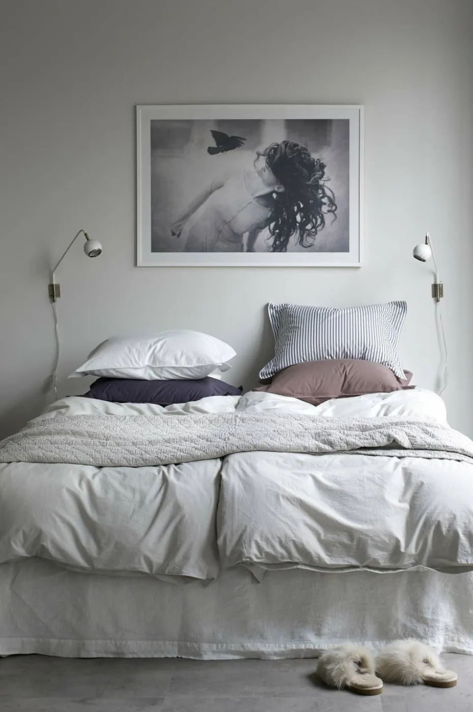 Ellos Home Sengeteppe Thelma Check i bomull