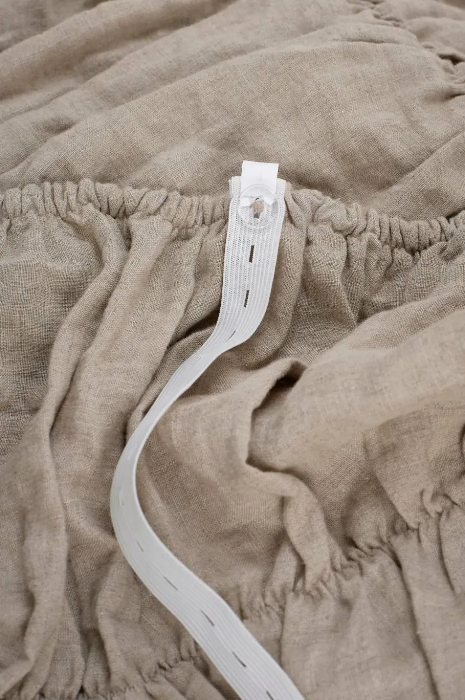 Ellos Home Sengetrekk Candice Elastic 60 cm i lin