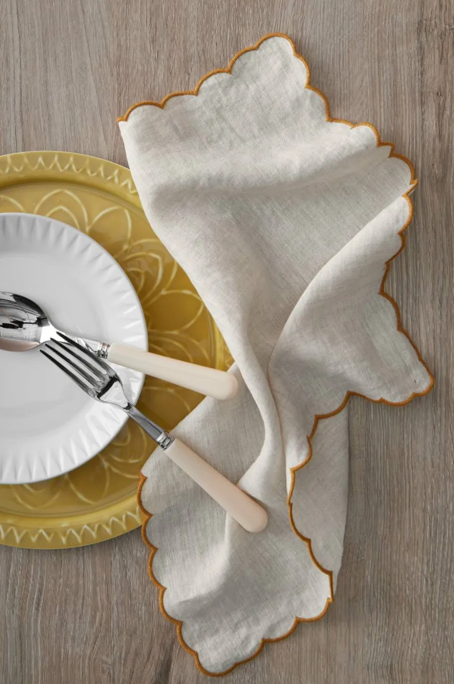 Ellos Home Servietter Malva Scallop 40x40 cm 2-pk