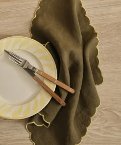 Ellos Home Servietter Malva Scallop 40x40 cm 2-pk