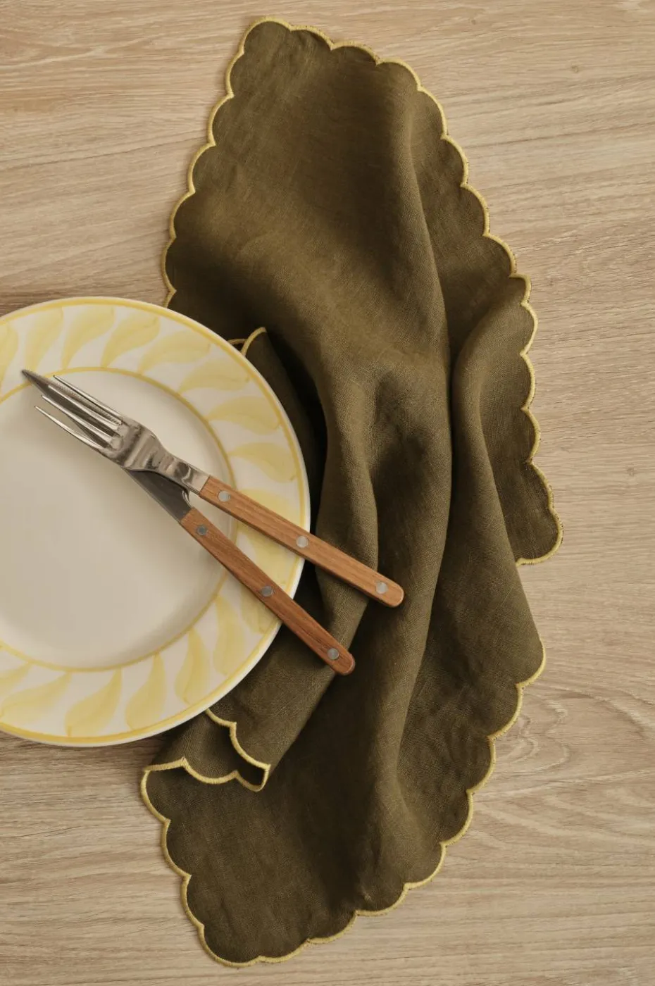 Ellos Home Servietter Malva Scallop 40x40 cm 2-pk