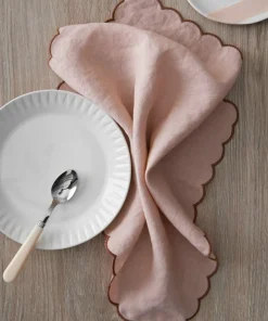 Ellos Home Servietter Malva Scallop 40x40 cm 2-pk