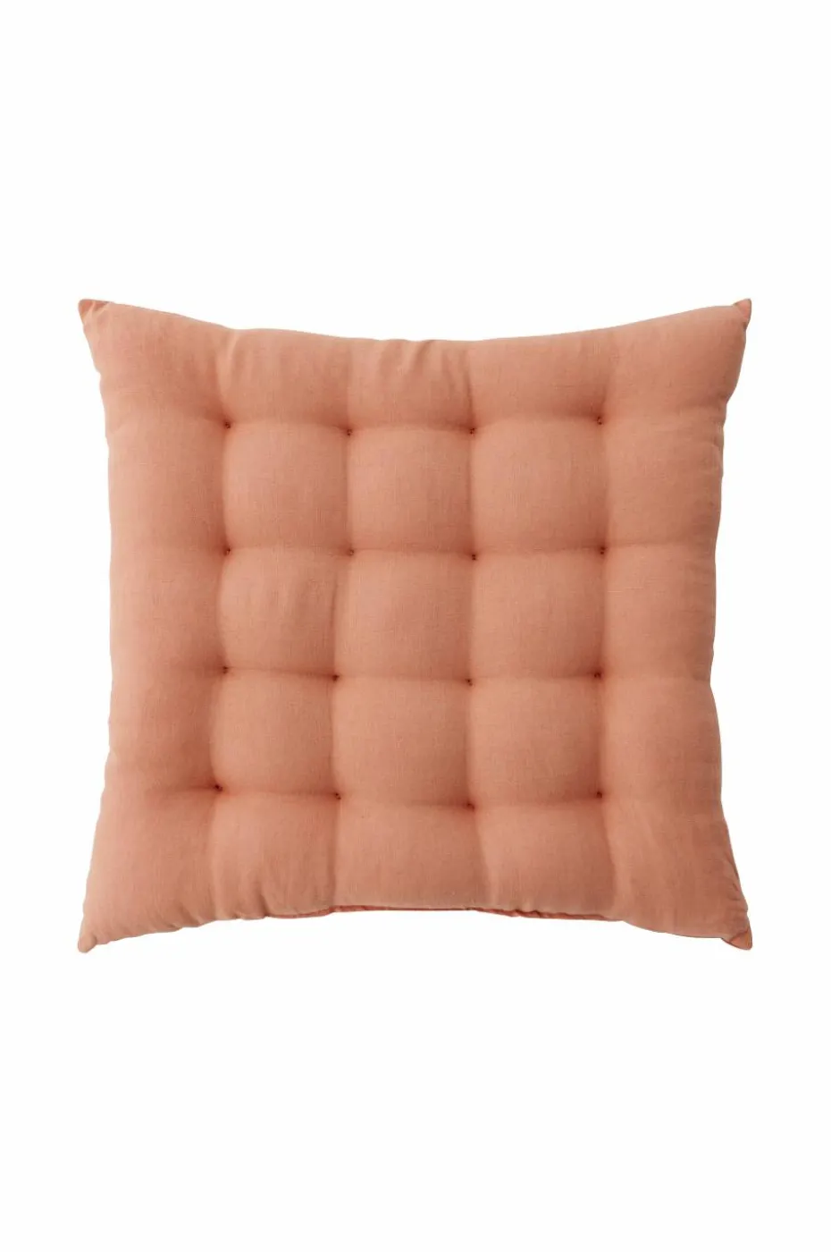 Ellos Home Sittepute Candice i vasket lin 40x40x5 cm