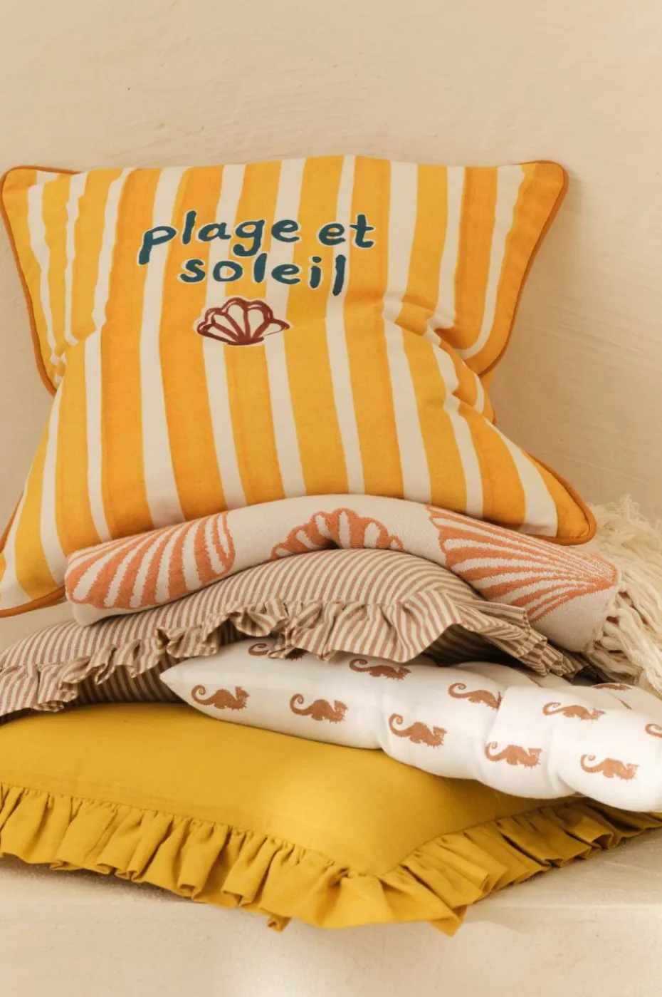 Ellos Home Sittepute Fanny Stripe