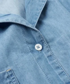 Ellos Home Skjorte Denim Camp Collar