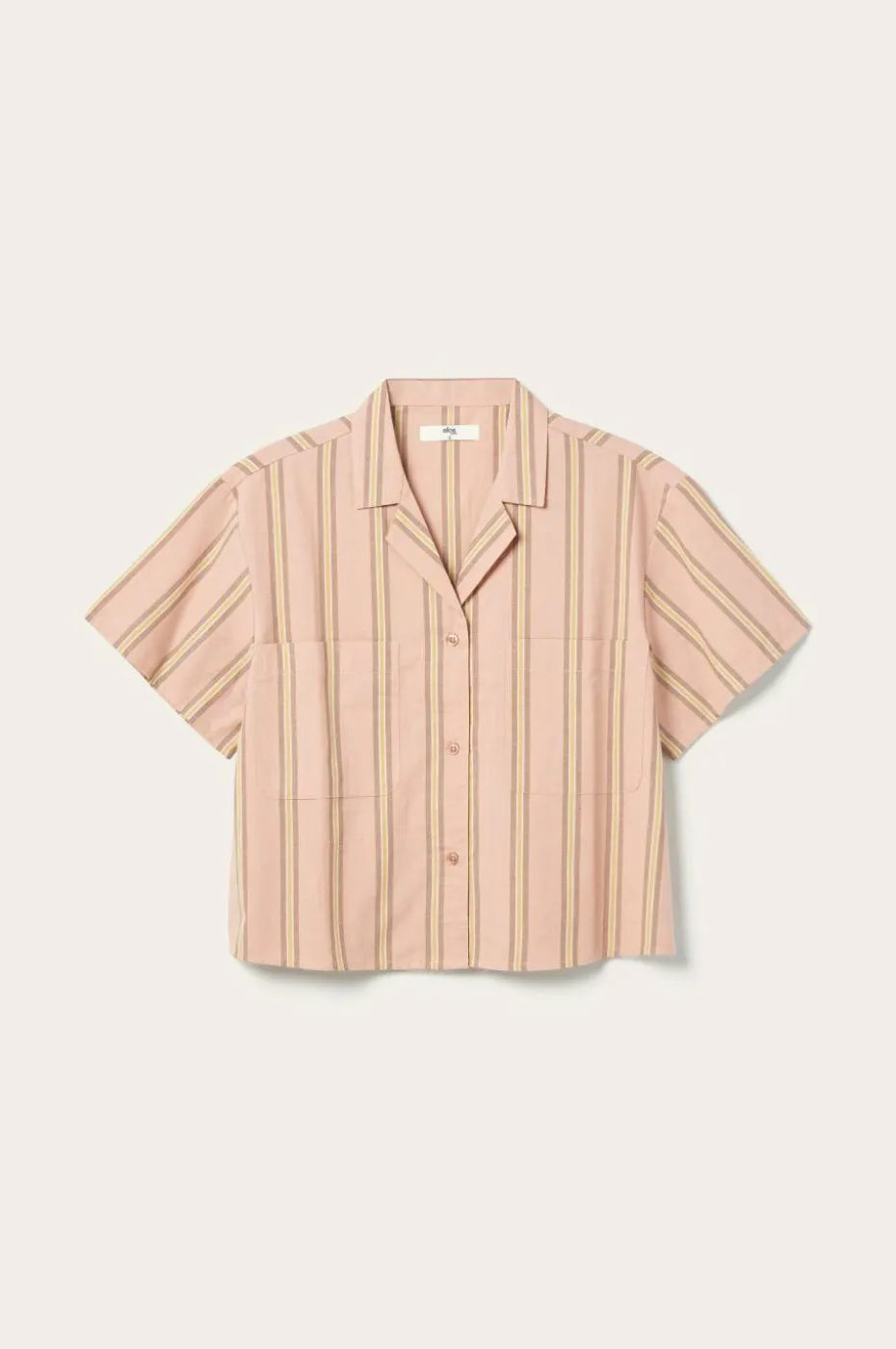 Ellos Home Skjorte Juliette Stripe Camp Collar
