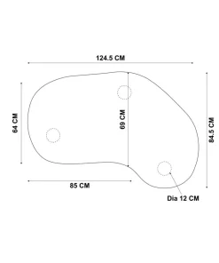 Ellos Home Skrivebord / spisebord Emilia