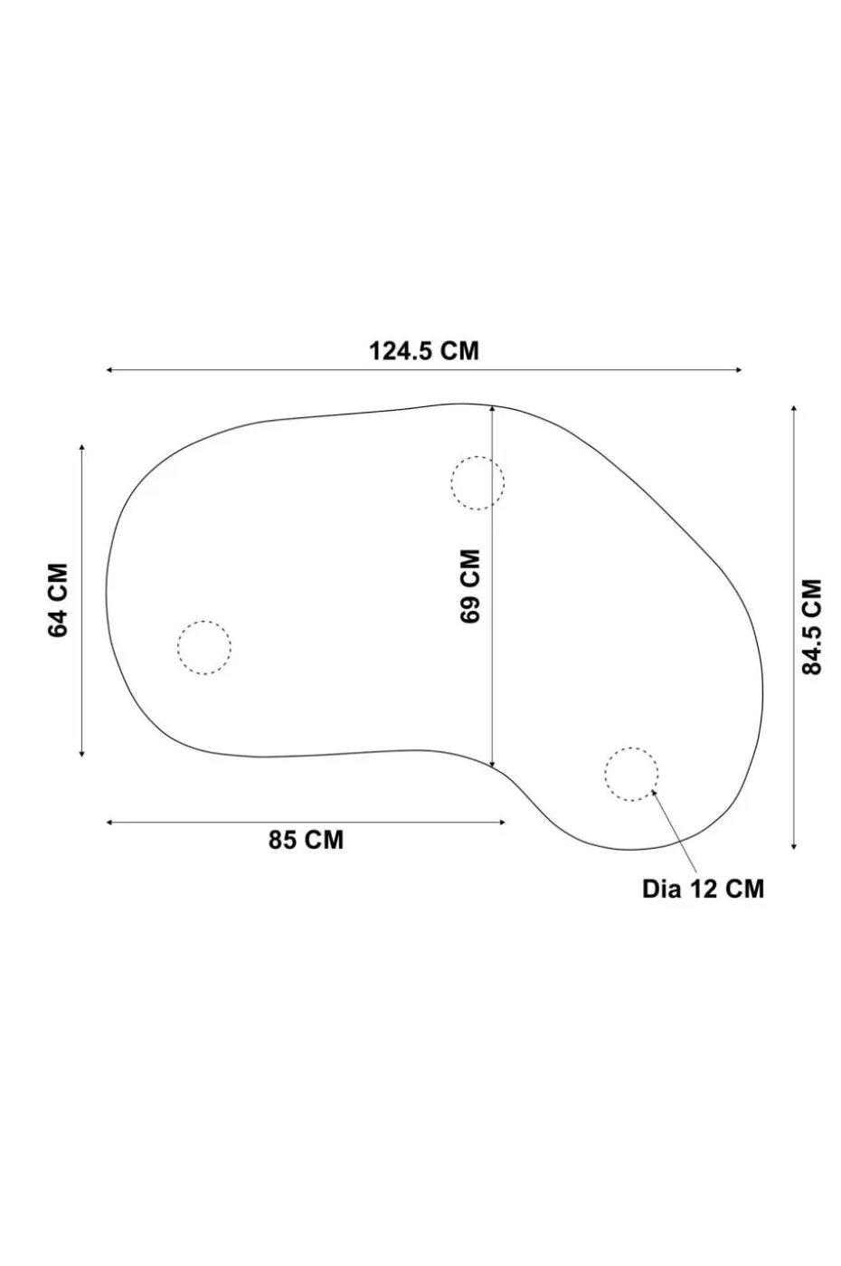 Ellos Home Skrivebord / spisebord Emilia