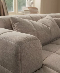 Ellos Home Sofa Soffa Axamiliam 3sits Beige G476-2 3-seters
