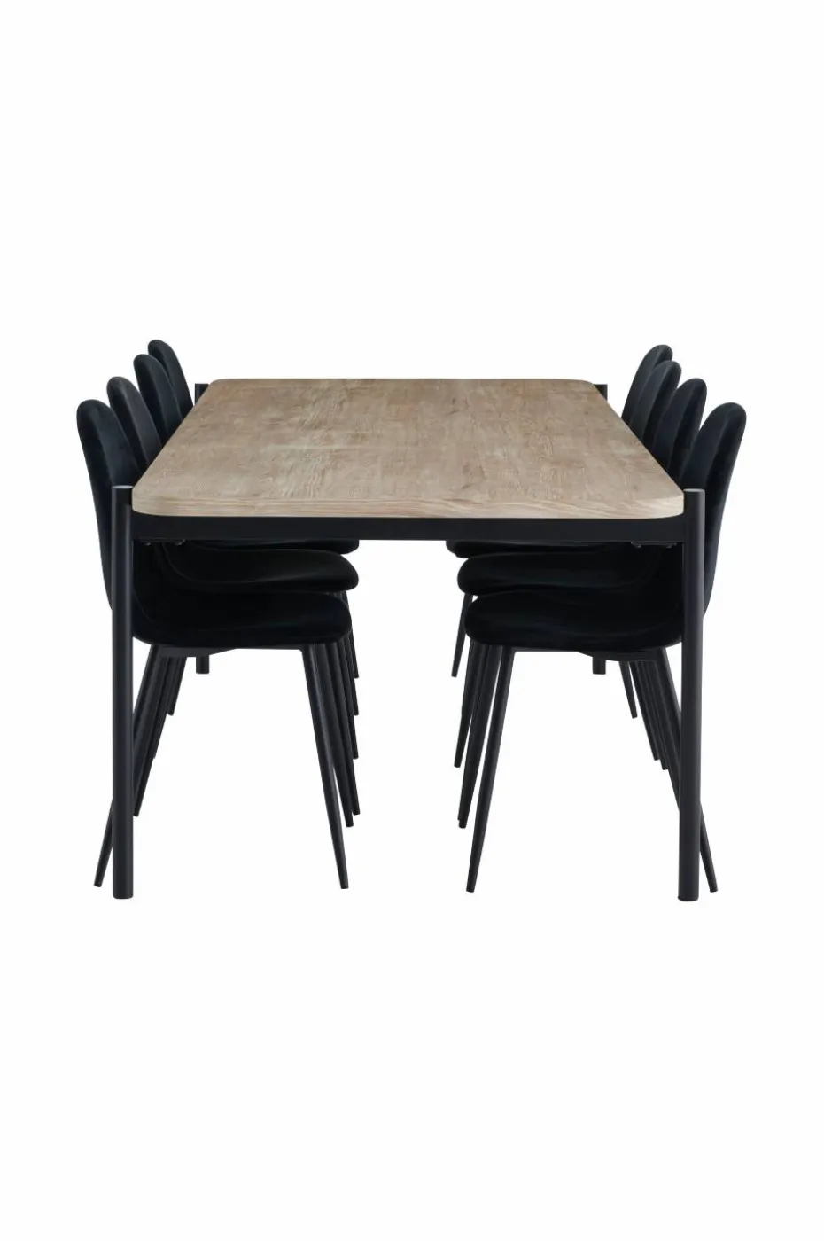 Ellos Home Spisegruppe Gilda med 1 bord og 8 stoler