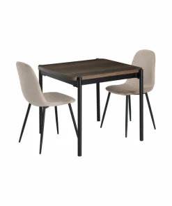 Ellos Home Spisegruppe Gilda 2 Stolar, 75x85 cm