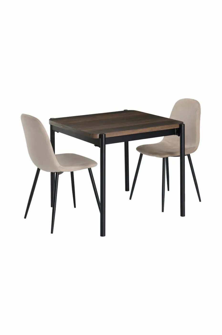 Ellos Home Spisegruppe Gilda 2 Stolar, 75x85 cm