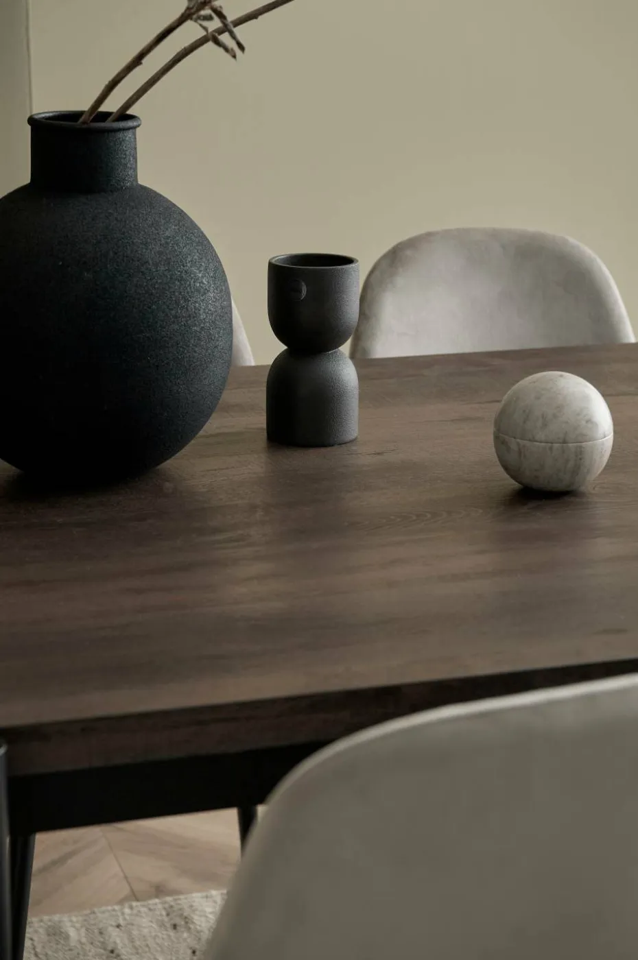 Ellos Home Spisegruppe Gilda med bord 180x90 cm + 6 stoler