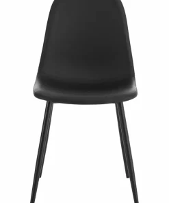 Ellos Home Spisegruppe Ritha med bord 220x100 cm + 8 stoler imitert skinn