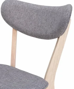 Ellos Home Spisegruppe Ridney med 1 bord + 4 stoler med møbeltrekk