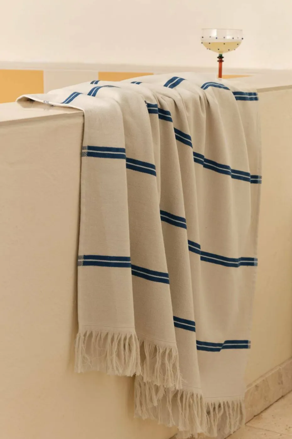 Ellos Home Strandhåndkle Lennon Hamam Beachtowel 90x150 cm