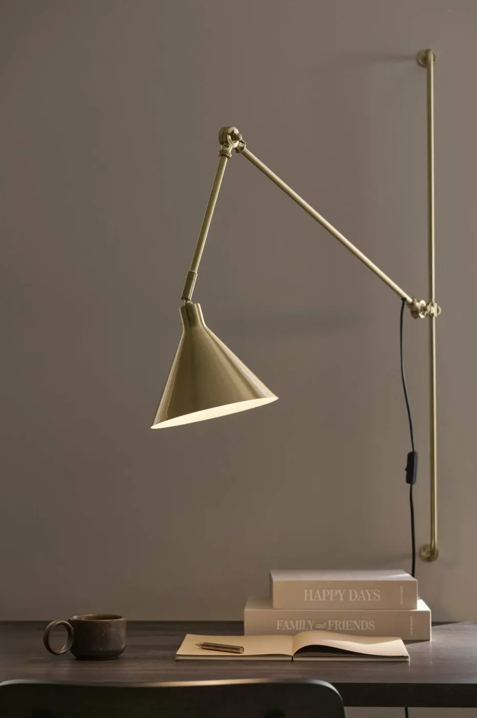 Ellos Home Vegglampe Jordan Stor