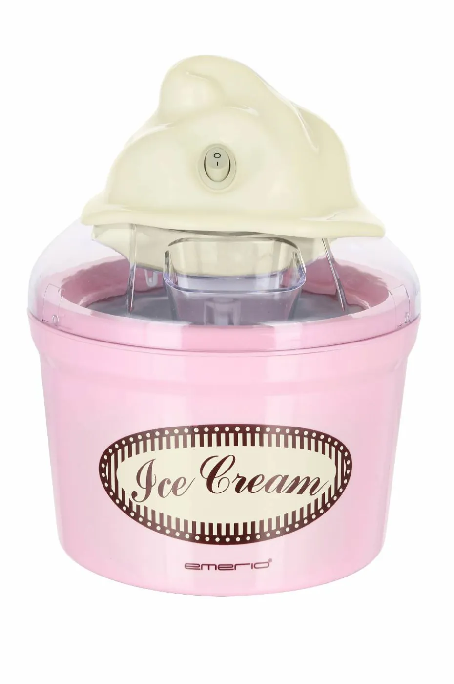 Emerio Iskremmaskin Retro Rosa 1,2 L