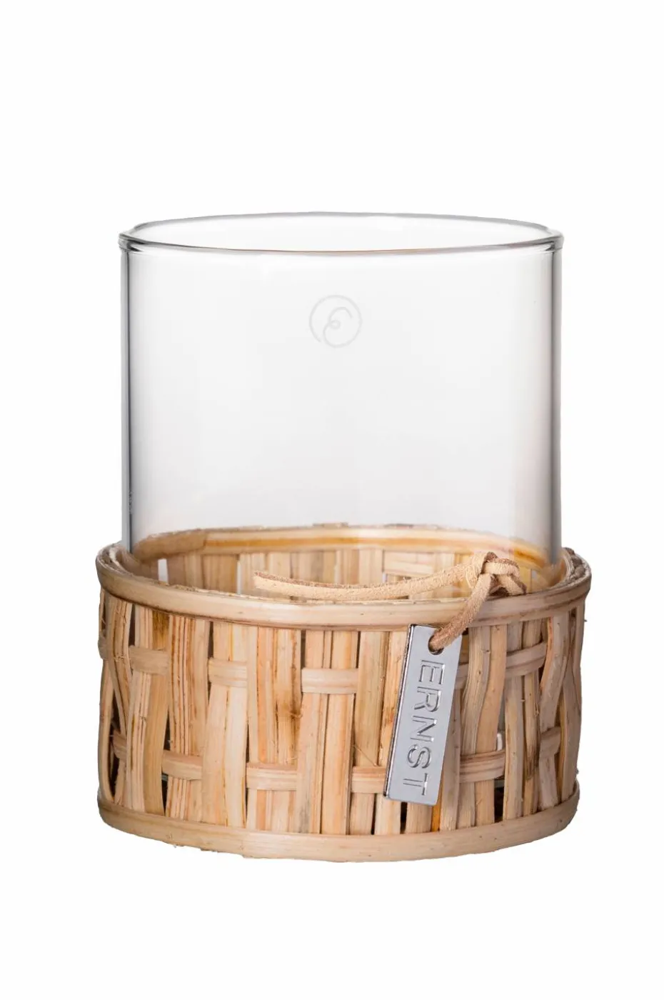 ERNST Lysestake/vase d7 h6,5 cm kurv