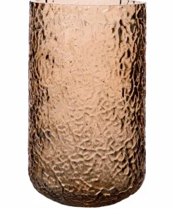 ERNST Lysestake/vase strukturert d9 h15 cm