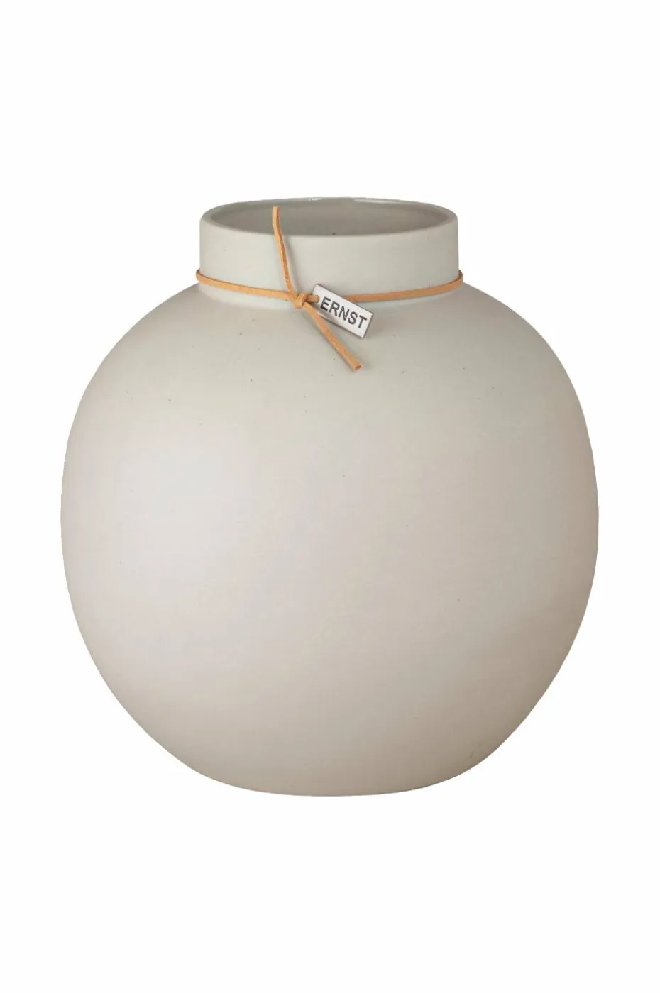 ERNST Vase steintøy rund stor