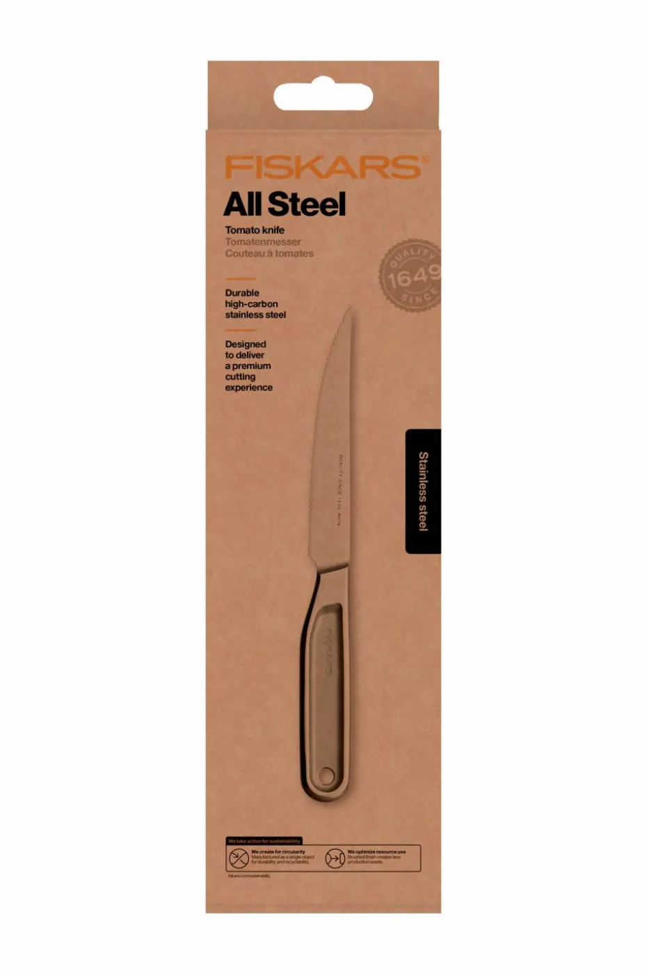 Fiskars All Steel Tomatkniv 12 cm