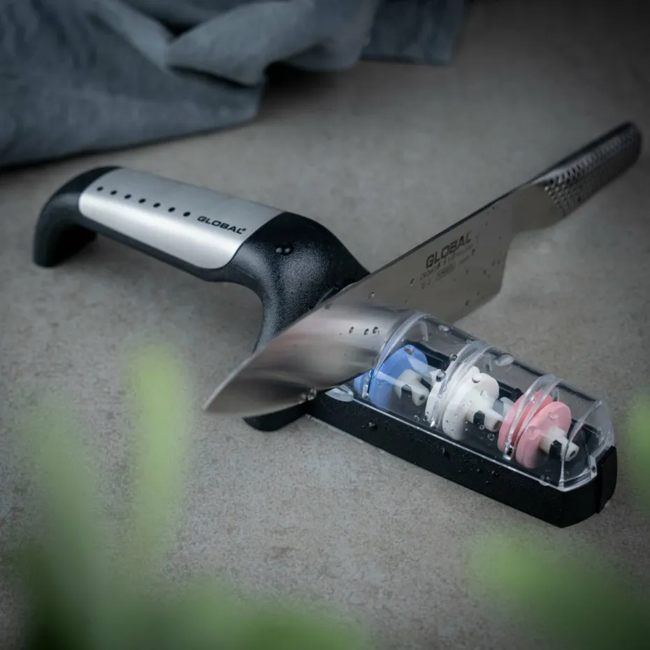 Global Knivsliper / våtsliper med 3 hjul