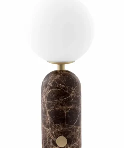Globen Lighting Bærbar bordlampe Torrano Beige travertin