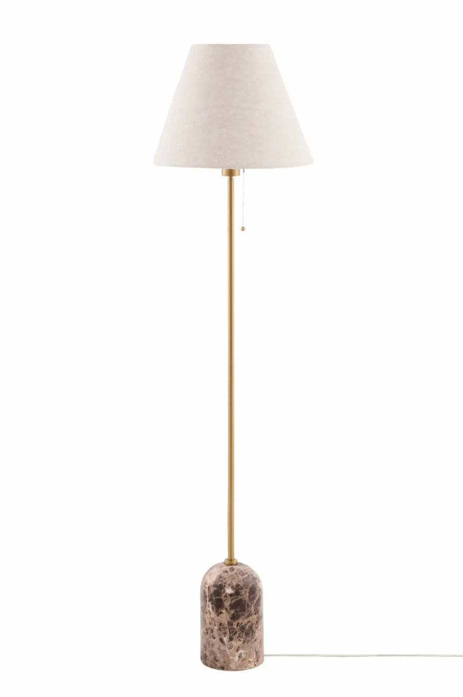 Globen Lighting Gulvlampe Gino Beige travertin
