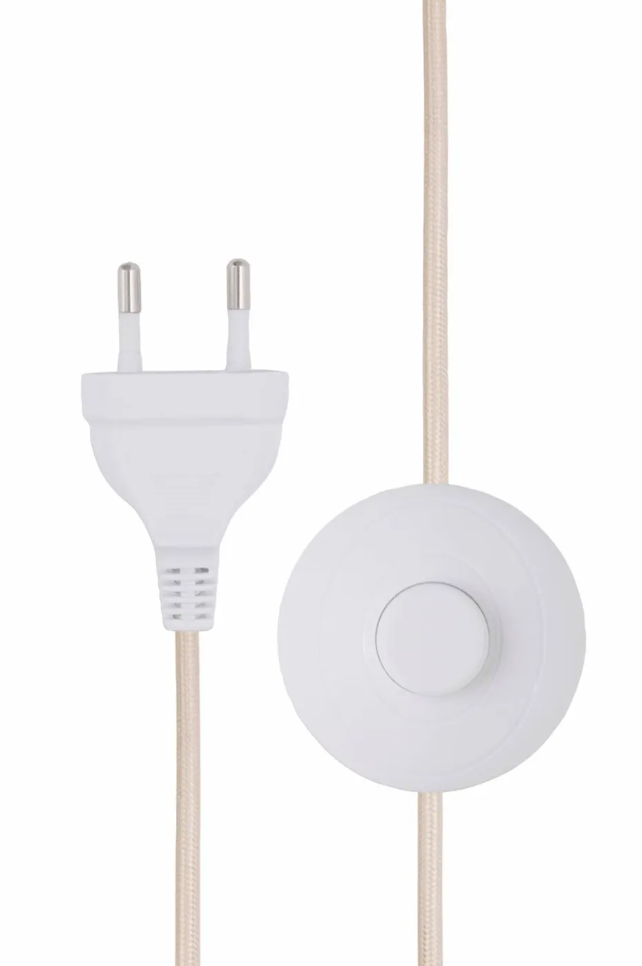 Globen Lighting Gulvlampe Noah 45 Hvit bouclé