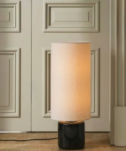 Globen Lighting Gulvlampe Florian 30 Hvit bouclé/beige