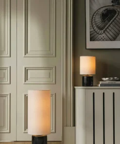 Globen Lighting Gulvlampe Florian 30 Hvit bouclé/beige