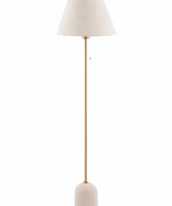 Globen Lighting Gulvlampe Gino Beige travertin