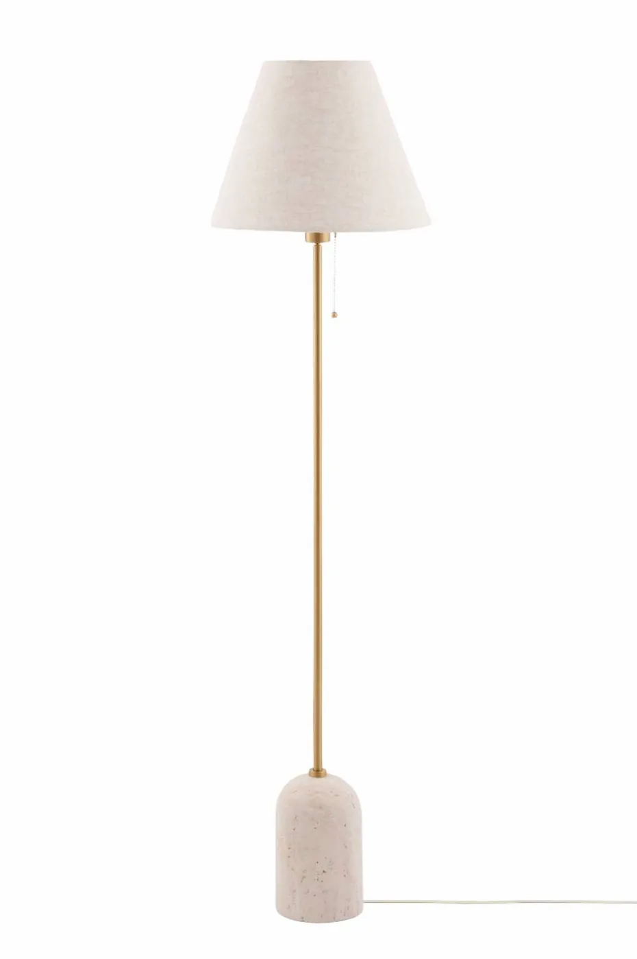 Globen Lighting Gulvlampe Gino Beige travertin