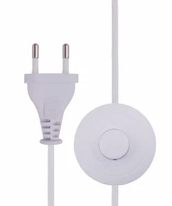 Globen Lighting Gulvlampe Florian 30 Hvit bouclé/beige
