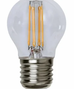 Globen Lighting Ljuskälla E27 LED Filament Glob Klar 45 mm, 4,2W