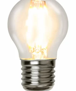 Globen Lighting Ljuskälla E27 LED Filament Glob Klar 45 mm, 4,2W