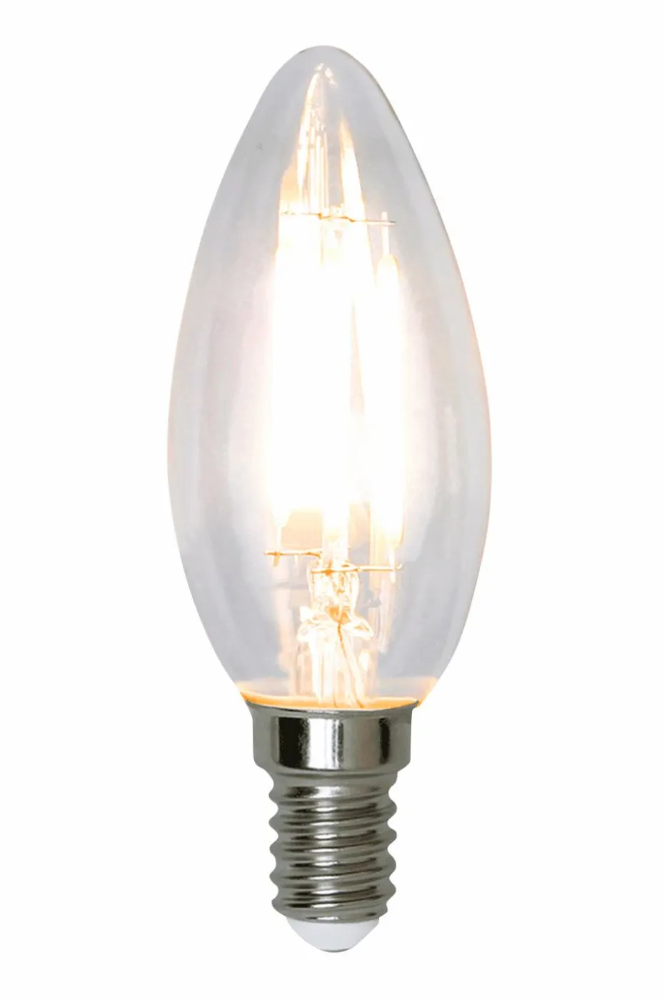 Globen Lighting Lyspære E14 LED Filament Mignon Klar 4,2W