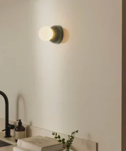 Globen Lighting Vegglampe/taklampe Torrano 13 IP44 Brunbeiset eik
