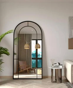 Hanah Home Cheval Mirror Rounda