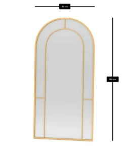 Hanah Home Cheval Mirror Rounda