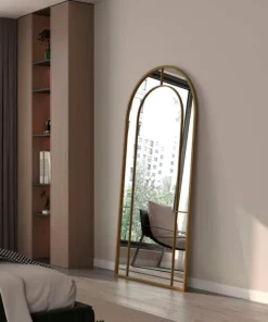 Hanah Home Cheval Mirror Rounda