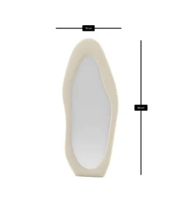 Hanah Home Cheval Mirror Nero