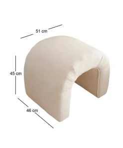 Hanah Home Pouffe-Cookie