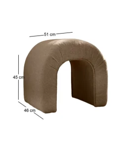 Hanah Home Pouffe-Cookie